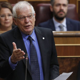 El ministro de Exteriores, Josep Borrell, en el Congreso de los Diputados. EFE/Archivo