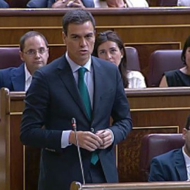 Pedro Sánchez se estrena en un cara a cara con Rajoy en el Congreso