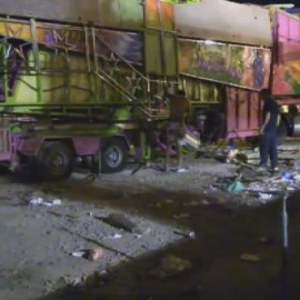La policía localiza a 43 inmigrantes que pretendían ir de polizones en atracciones de feria