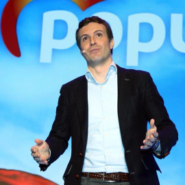 Casado, en un acto en Granada el pasado sábado. EFE/Pepe Torres