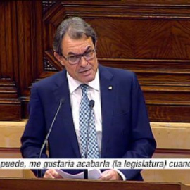 Mas: "Si se puede, me gustaría acabar la legislatura"