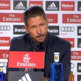 Simeone: "Los que estaban esperando fuera entraron y resolvieron"