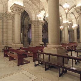 Cripta de La Almudena, lugar dónde los nietos de Franco quieren enterrar sus restos si finalmente es exhumado. EFE