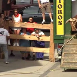 El 'toro ensogado' de Lodosa se celebra a pesar de las críticas a estos eventos taurinos