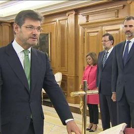 Rafael Catalá jura el cargo de ministro de Justicia