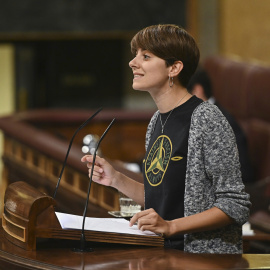 27/09/2022.- La diputada de ERC Marta Rosique i Saltor, interviene este martes en el pleno del Congreso, en Madrid. EFE/ Fernando Villar