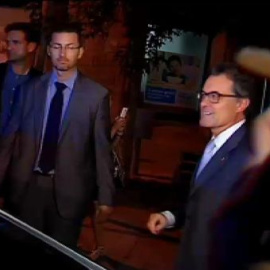 La reunión entre Mas y el bloque soberanista termina tarde y sin detalles del encuentro