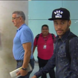 Neymar, con ganas del clásico