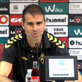 Garitano confía en la victoria del Eibar en el Camp Nou