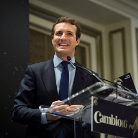 El presidente del PP, Pablo Casado. EFE