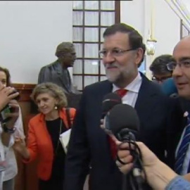 Rajoy tampoco ha querido pronunciarse hoy sobre la imputación de Acebes