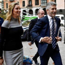 El ministro del Interior, Fernando Grande-Marlaska, en Bilbao. EFE