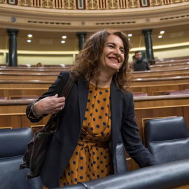 La Ministra de Hacienda María Jesús Montero en el Congreso de los Diputados. (EMILIO NARANJO | EFE)