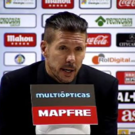 Simeone: "Lo que importa es haber ganado tres partidos en una semana"