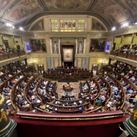 Fotografía de archivo del  Hemiciclo del Congreso de los Diputados.