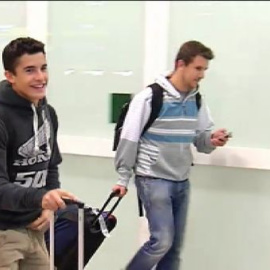 Marc Márquez vuelve a casa con el campeonato del mundo bajo el brazo