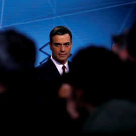 Sánchez, antes del debate de Atresmedia. REUTERS/Juan Medina