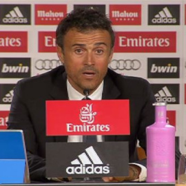 Luis Enrique: "Hoy es un partido en el que el rival ha merecido más"
