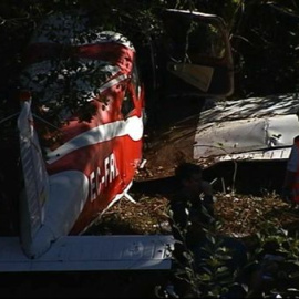 Cuatro heridos en el accidente de una avioneta en Pontevedra