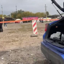 Crudas imágenes del ataque contra un convoy humanitario en Zaporiyia