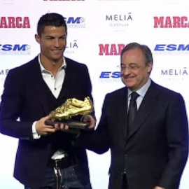 Cristiano recibe la Bota de Oro