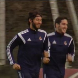 La Real Sociedad entrena pensando en Moyes