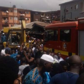 Derrumbe de una escuela en Nigeria / GOBIERNO DE LAGOS