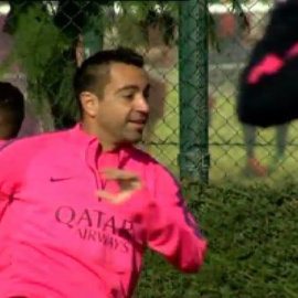 Entrenamiento sin novedades para el Barcelona