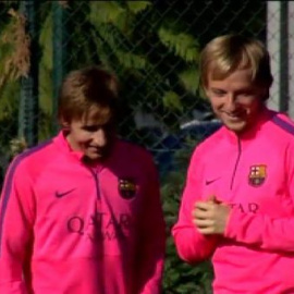 Rakitic se incorpora a los entrenamientos con el Barça
