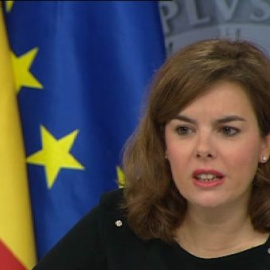 Sáenz de Santamaría sobre la querella por el 9N: "Todos podemos hacer política, pero dentro del marco de la ley