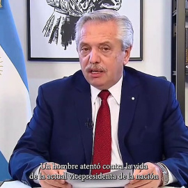 Alberto Fernández, presidente argentino, condena el "atentado" contra Cristina Kirchner