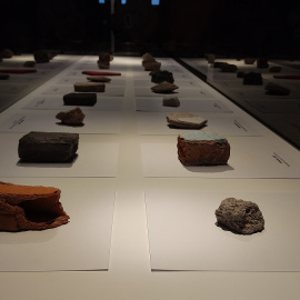 Las piedras que se exponen en el Museo Arqueológico de la Revuelta