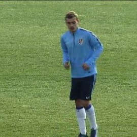 Entrenamiento familiar del Atlético de Madrid