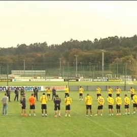 El Dépor guarda un minuto de silencio en apoyo a la familia de 'Jimmy'