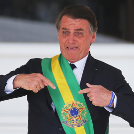 Jair Bolsonaro, en la toma de posesion como presidente de Brasil. REUTERS/Sergio Moraes