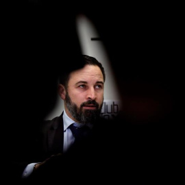 El presidente de Vox, Santiago Abascal, durante un acto. EFE/Juan Carlos Hidalgo