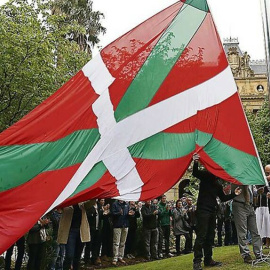 La bandera ikurriña. EFE/Archivo.