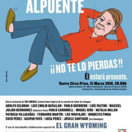 Velada homenaje a Moncho Alpuente