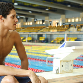 Lecciones de natación de Hugo González