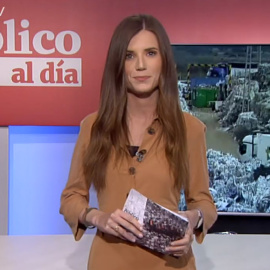Núria Martínez en el informativo 'Público al Día' del 22 de abril de 2019.