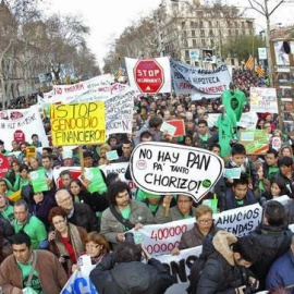 Manifestación de la PAH en Barcelona | EFE