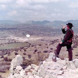En los años 60 la NASA colocó una de sus grandes antenas del programa Apolo cerca de Fresnedillas de la Oliva, un pequeño pueblo madrileño por entonces agrícola y ganadero. / Foto cortesía de Larry Haug/Honeysuckle Creek Tracking Station