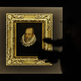 30/09/2022. Exposición de Miguel de Cervantes en la Biblioteca de Madrid, a 3 de marzo de 2016.