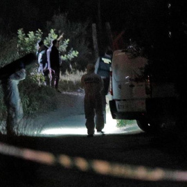 La zona de Godella (Valencia) en la que trabaja la Guardia Civil. EFE/Manuel Bruque