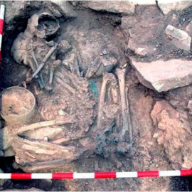 14/03/2019.- Imagen faciltiada por el Archivo Museu d'Arqueologia de Catalunya sobre elmayor estudio de ADN hecho hasta la fecha que desvela hasta qué punto algunos de estos pueblos consiguieron moldear el genoma ibérico. EFE