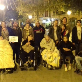 La familia que iba a ser desahuciada en Llucmajor. STOP DESAHUCIOS