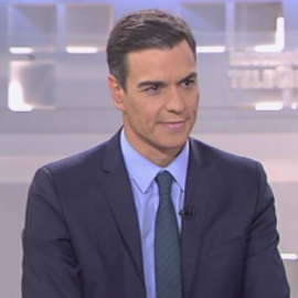 Pedro Sánchez en Telecinco.