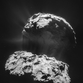 Rosetta observa la creciente actividad en el cometa 67P.