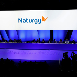 Junta de accionistas de Gas Natural Fenosa en la que se acordó el cambio de nombre a Naturgy. EFE