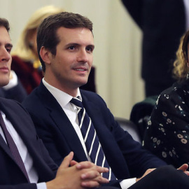 Casado y Rivera, en una foto de archivo. EFE.